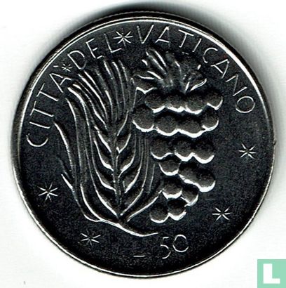 Vaticaan 50 lire 1977 - Afbeelding 2