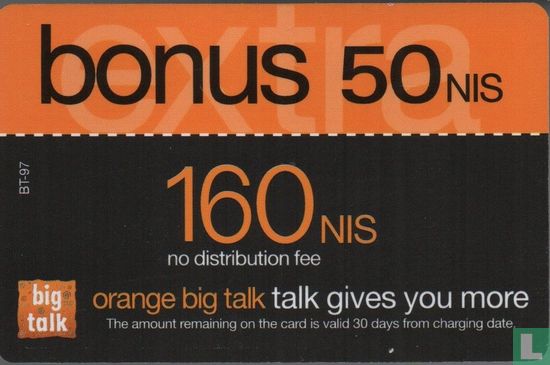 Big Talk / Bonus 50 nis - Bild 1