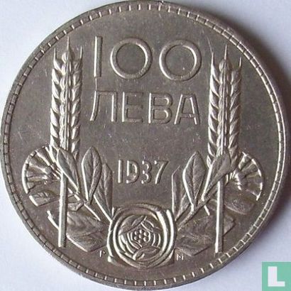 Bulgarie 100 leva 1937 - Image 1