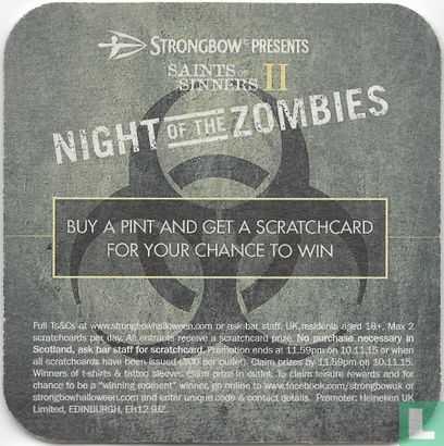 Strongbow Presents Saints or Sinners II: Night Of The Zombies - Afbeelding 2