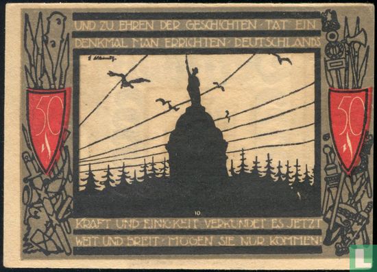 Detmold, Stadt - 50 Pfennig (10) 1920  - Afbeelding 2