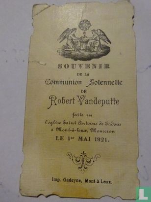 Souvenir de la  Communion  Solennelle - Image 2