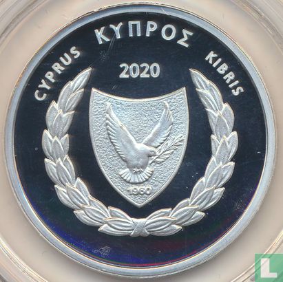 Cyprus 5 euro 2020 (PROOF) "Leda and the swan" - Image 1
