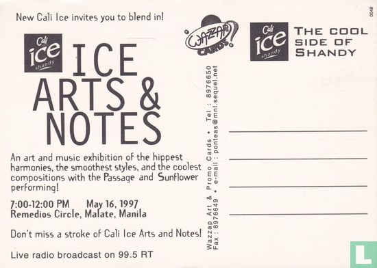 048 - Cali Ice Shandy - Ice Arts & Notes - Afbeelding 2