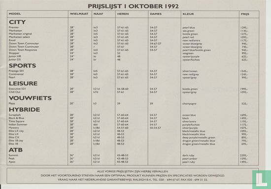 Raleigh Directory 1993 - Bild 3