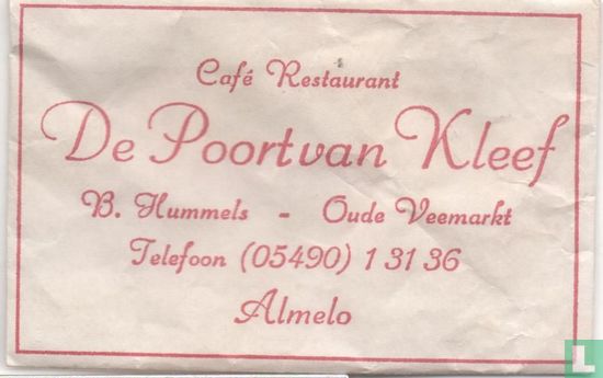 Café Restaurant De Poort van Kleef - Image 1