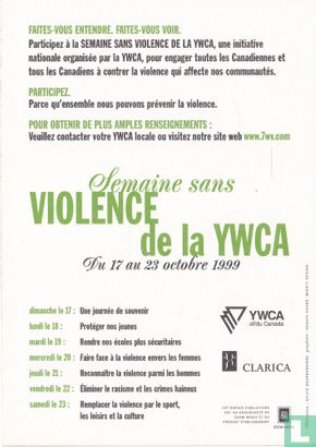 YWCA - Semaine sans Violence - Image 2