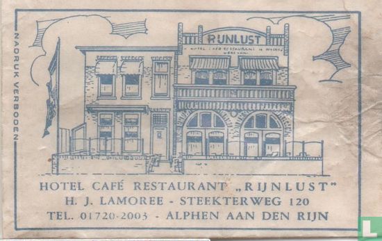 Hotel Café Restaurant "Rijnlust" - Bild 1