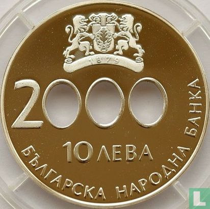 Bulgarije 10 leva 2000 (PROOF) "Millennium" - Afbeelding 1