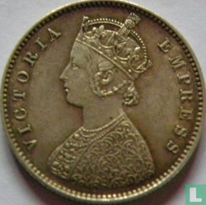 Brits-Indië ½ rupee 1892 (Bombay) - Afbeelding 2