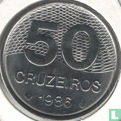 Brasilien 50 Cruzeiro 1986 - Bild 1