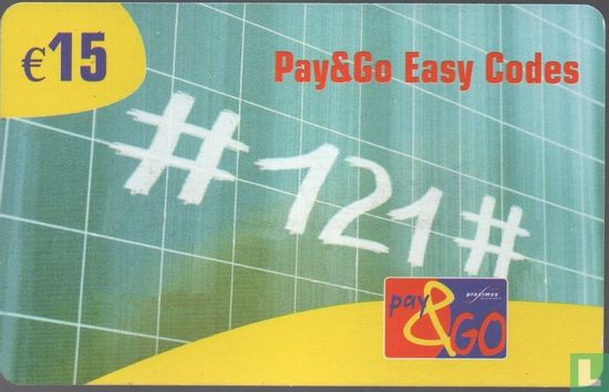 Pay&Go Easy Codes #121# - Afbeelding 1