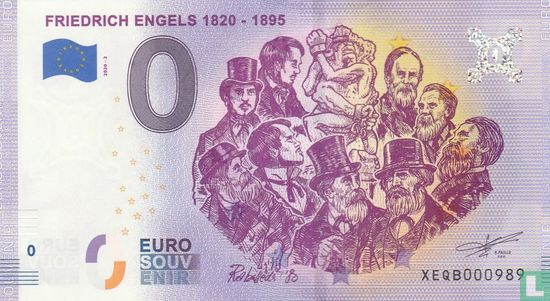 XEQB-2a Friedrich Engels 1820-1895 - Afbeelding 1