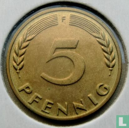Allemagne 5 pfennig 1970 (F) - Image 2