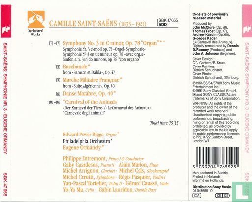 Saint-Saëns Organ Symphony (No. 3 In C Minor, Op. 78) - Image 2
