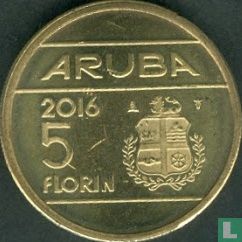Aruba 5 florin 2016 - Image 1