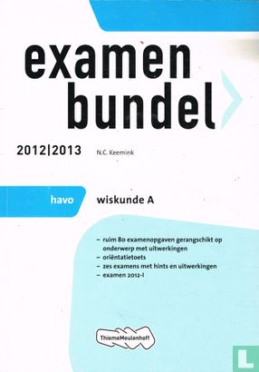 Examenbundel 2012/2013 havo wiskunde A - Afbeelding 1