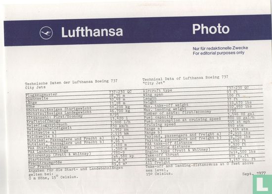 Lufthansa 737  - Afbeelding 2
