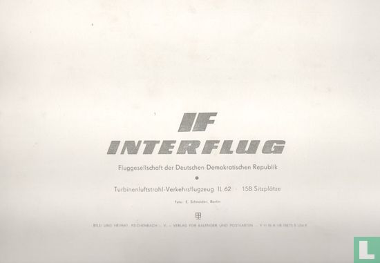 Interflug IL 62 - Bild 2