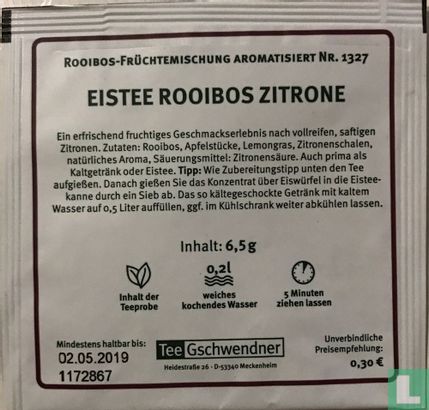 Eistee Rooibos Zitrone  - Image 2