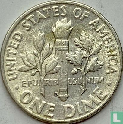 États-Unis 1 dime 1948 (D) - Image 2