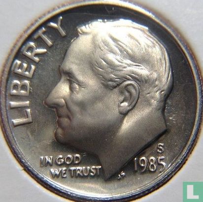 United States 1 dime 1985 (PROOF) - Image 1