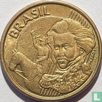 Brazil 10 centavos 2004 (misstrike) - Image 2