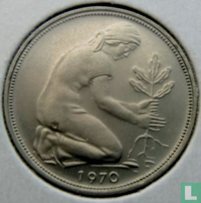 Germany 50 pfennig 1970 (PROOF - F) - Image 1