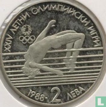 Bulgaria 2 leva 1988 (PROOF) "Summer Olympics in Seoul" - Image 1