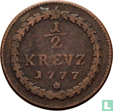 Pfalz ½ Kreuzer 1777 - Bild 1