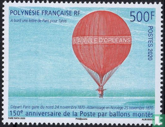 150 Jahre montierte Luftballons