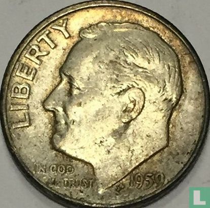 United States 1 dime 1959 (D) - Image 1