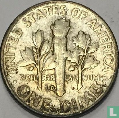États-Unis 1 dime 1959 (D) - Image 2