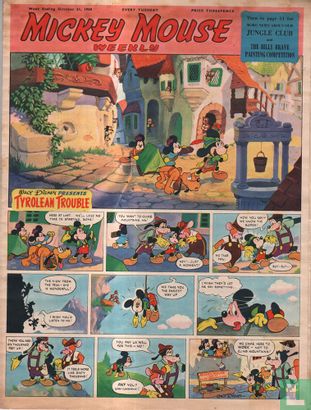 Mickey Mouse Weekly 21-10-1950 - Image 1