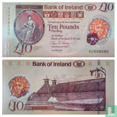 Noord-Ierland 10 Pounds 2017