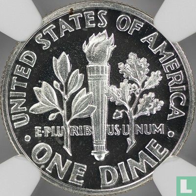 États-Unis 1 dime 1962 (BE) - Image 2