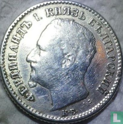 Bulgarien 50 Stotinki 1891 - Bild 2