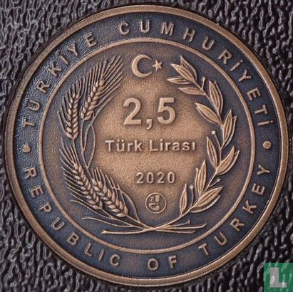 Turkey 2½ türk lirasi 2020 (bronze-oxyde) "Ayasofya" - Image 1
