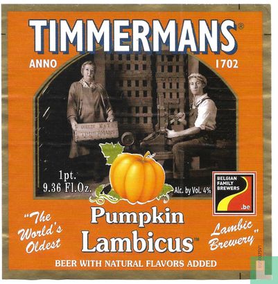 Timmermans Pumpkin Lambicus - Bild 1