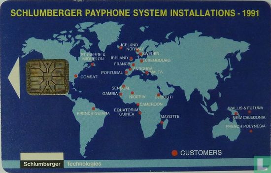 Schlumberger Pace ’91 expo card - Image 1