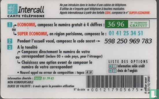 Intercall carte téléphone - Afbeelding 2