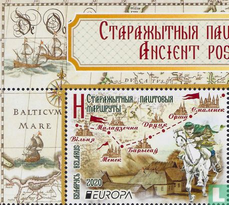 Europa – Ancient postal routes