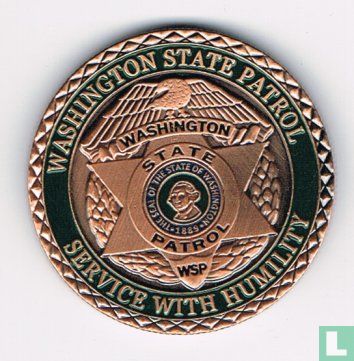 USA - WASHINGTON STATE PATROL - WSP SERVICE WITH HUMILITY - Afbeelding 1