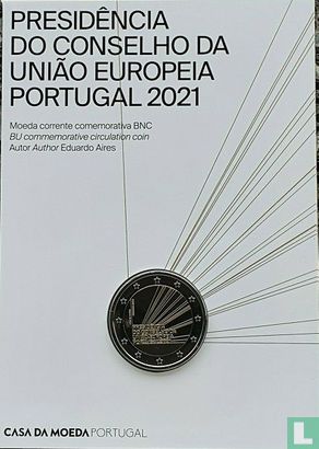 Portugal 2 euro 2021 (folder) "Portuguese Presidency of the European Union Council" - Afbeelding 1