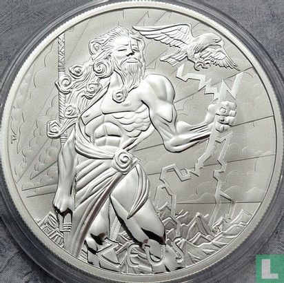 Tuvalu 1 dollar 2020 "Zeus" - Image 2