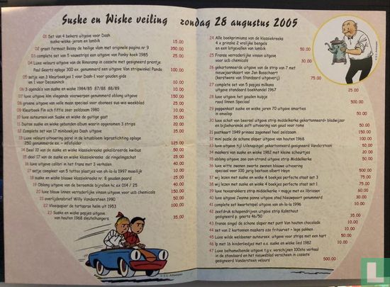 Suske en Wiske veiling zondag 28 augustus 2005 - 20 jaar Brabants Stripspektakel - Bild 2