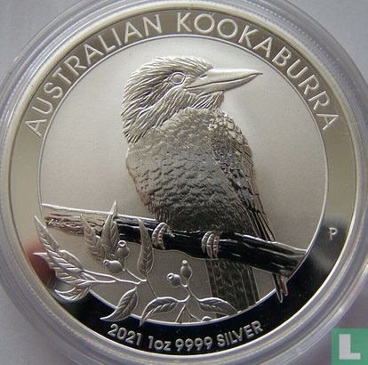 Australien 1 Dollar 2021 (ungefärbte) "Kookaburra" - Bild 1