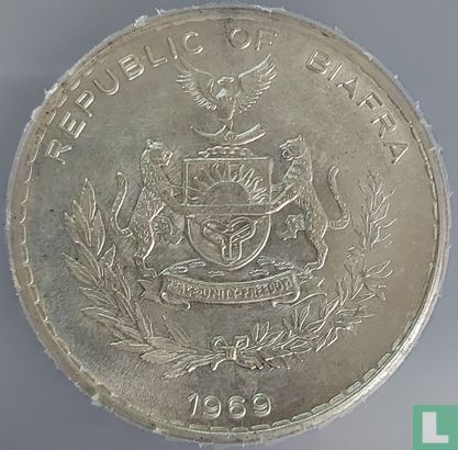 Biafra 1 pound 1969 - Image 1
