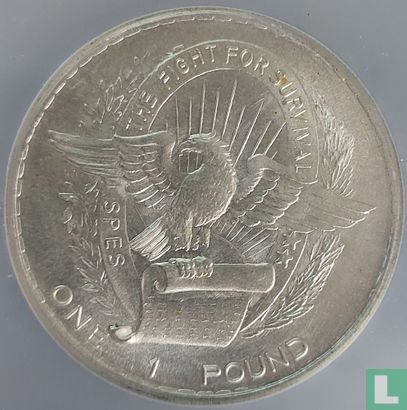Biafra 1 pound 1969 - Image 2