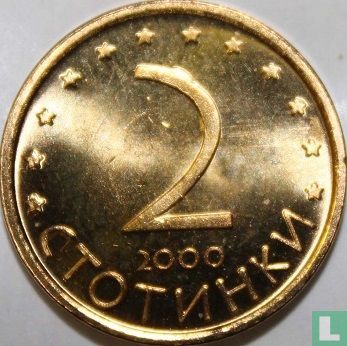 Bulgarien 2 Stotinki 2000 (Kupfer-Aluminium-Nickel) - Bild 1